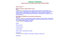 Desktop Screenshot of fabulousphilippines.com